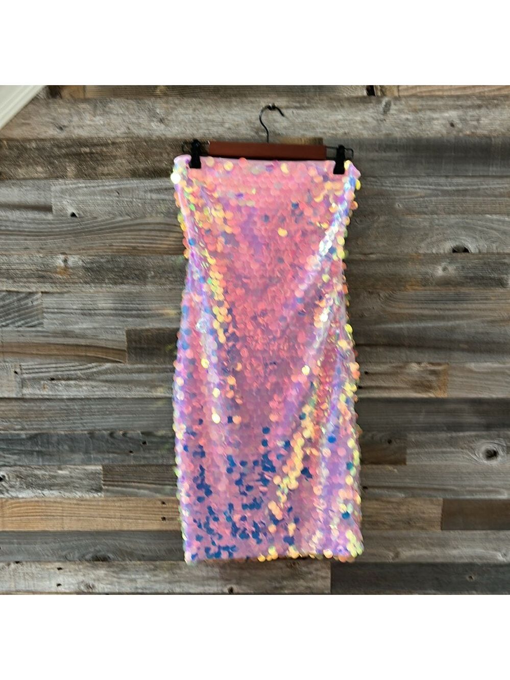 Susana Monaco Iridescent Sequin Midi Dress Size XS NWT - Picture 3 of 12